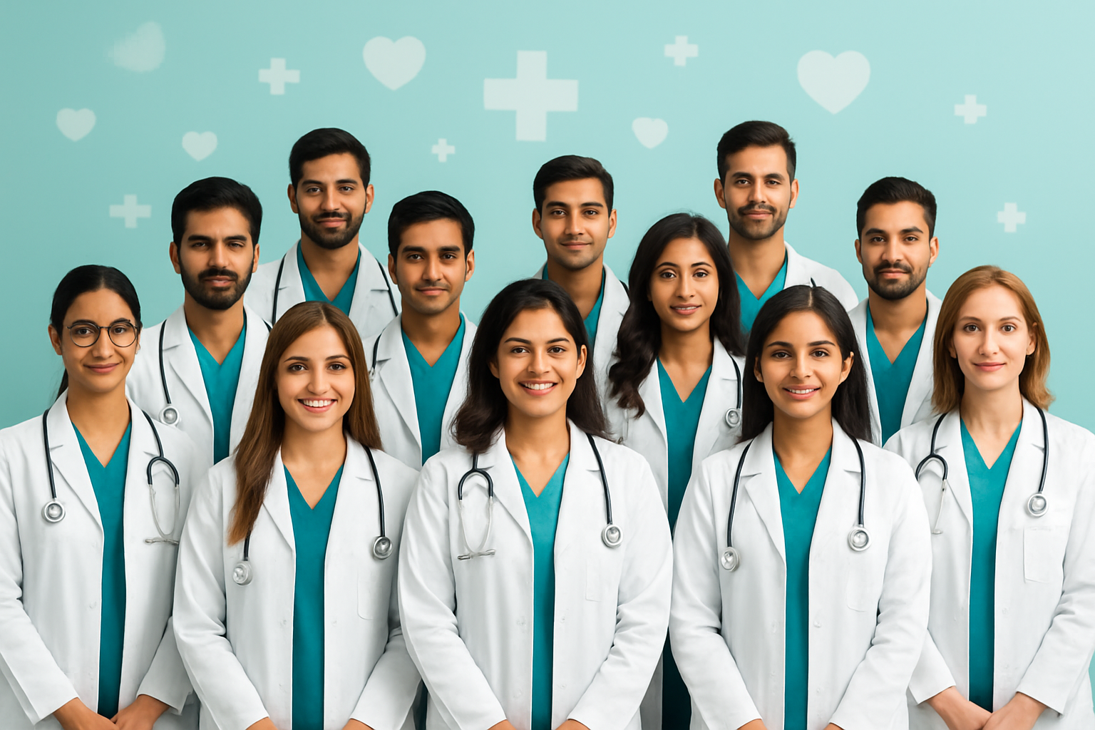 Medical professionals team